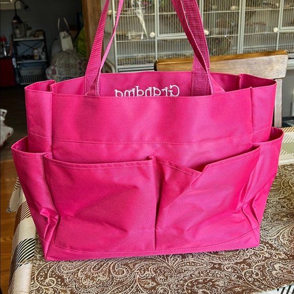 Viv & Lou Grandma Tote Bag NWT Pink - Picture 3 of 6